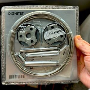 Ikea dignitet curtain holder and extra peg new in package